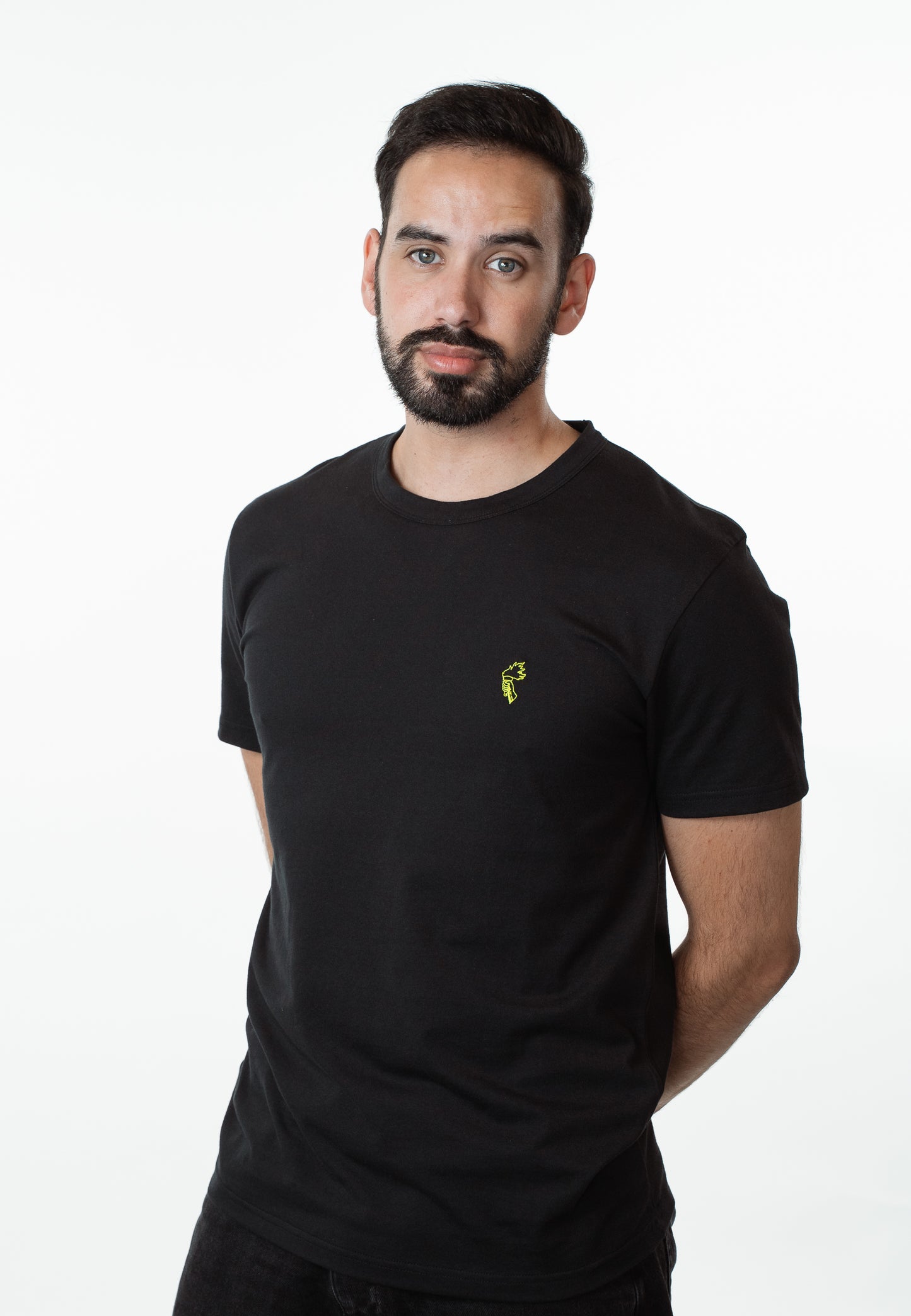 Sign - Organic T-shirt - Black/Green