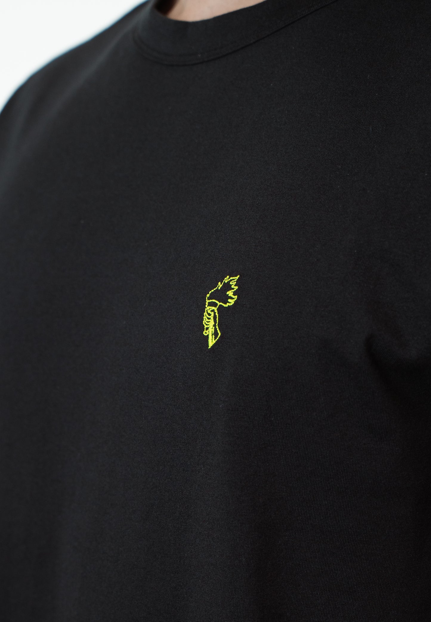 Sign - Organic T-shirt - Black/Green