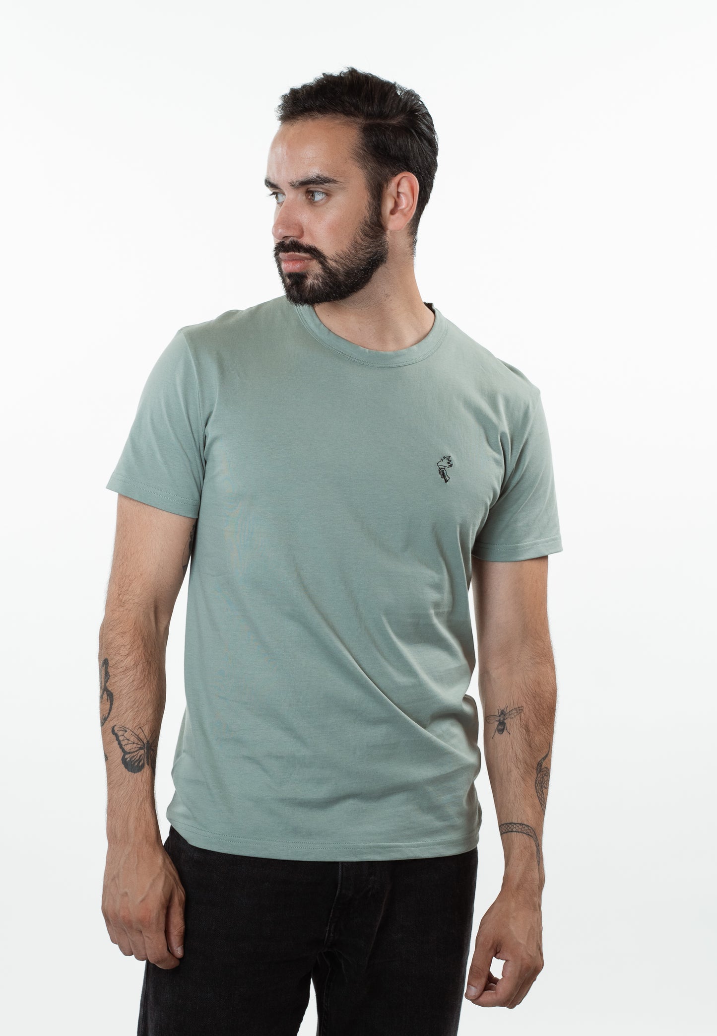 Sign - Organic T-shirt - Green/Black