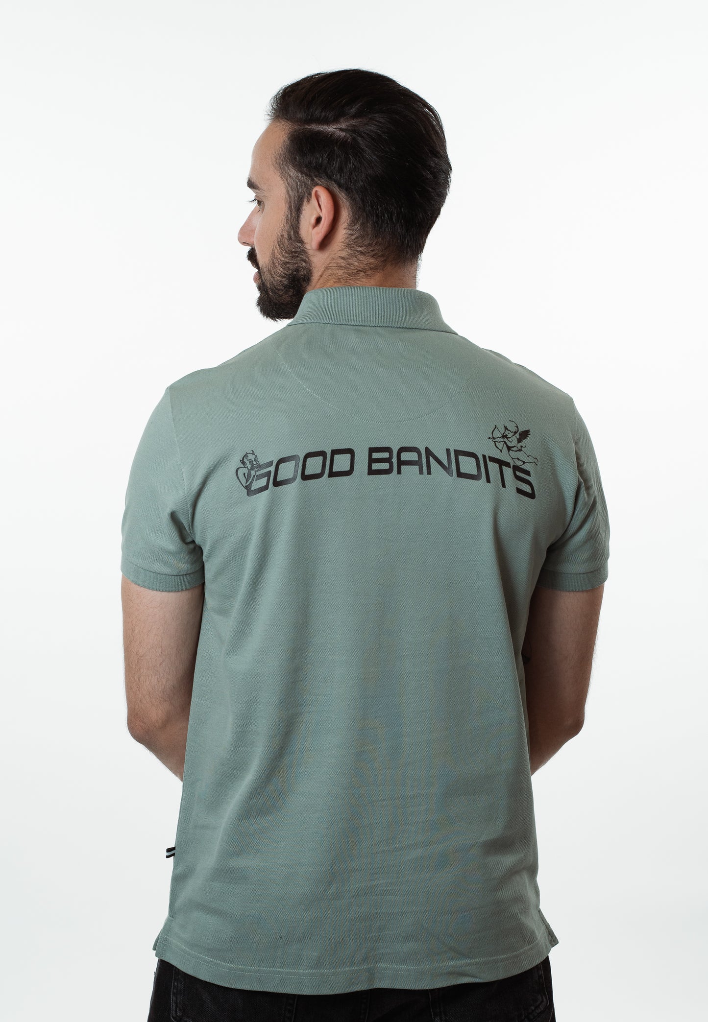 Apollo - Organic Polo-shirt - Green/Black