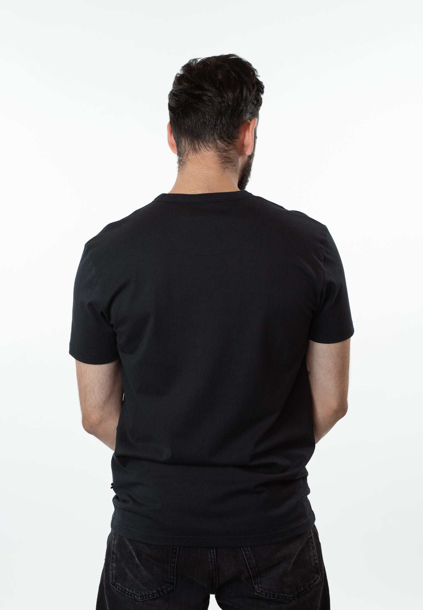 IMPACT - Organic T-shirt - Black/Orange