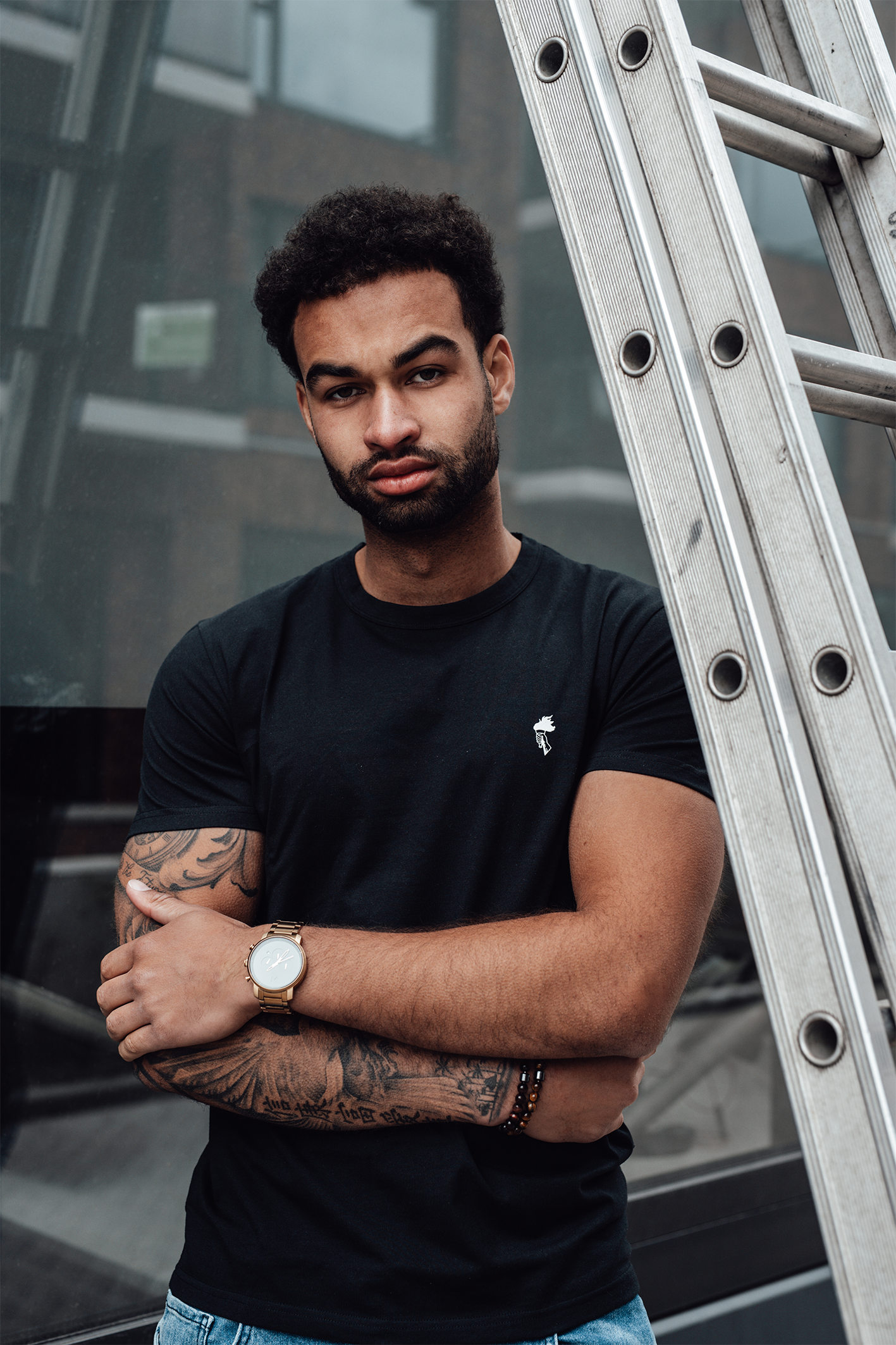 Apollo - Organic T-shirt - Black/White