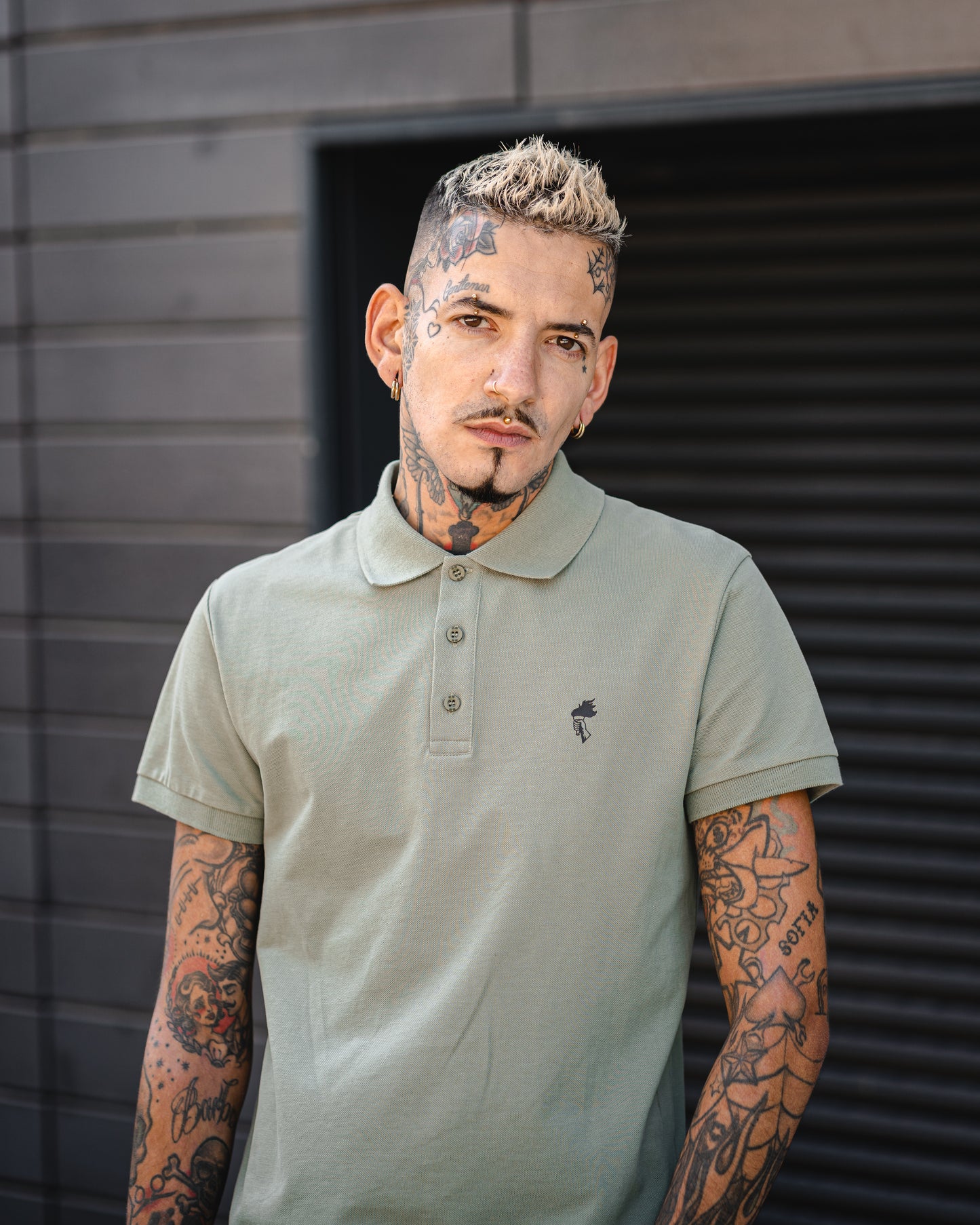Apollo - Organic Polo-shirt - Green/Black