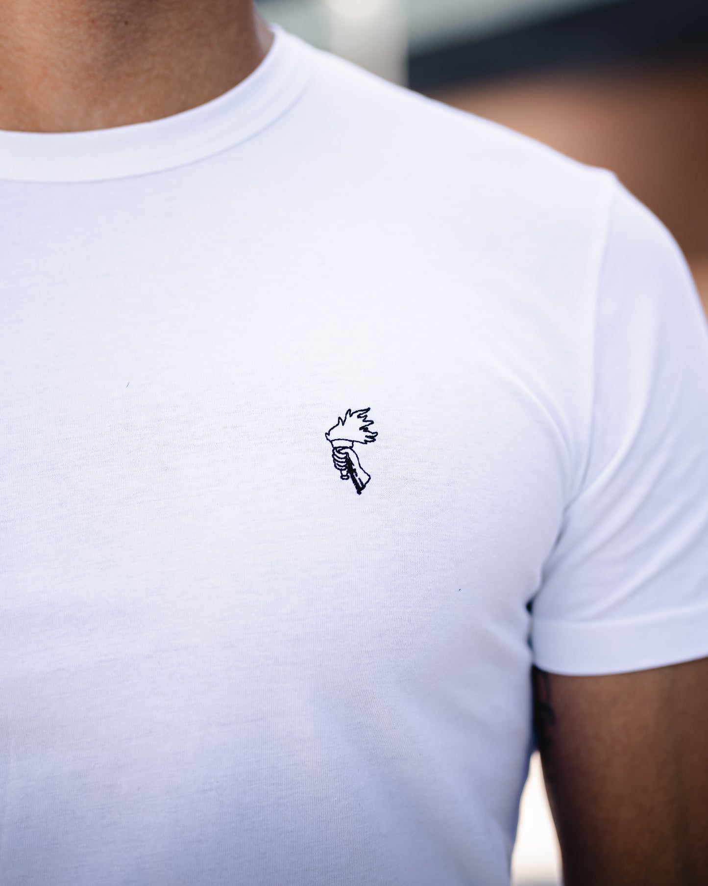 Sign - Organic T-shirt - White/Black