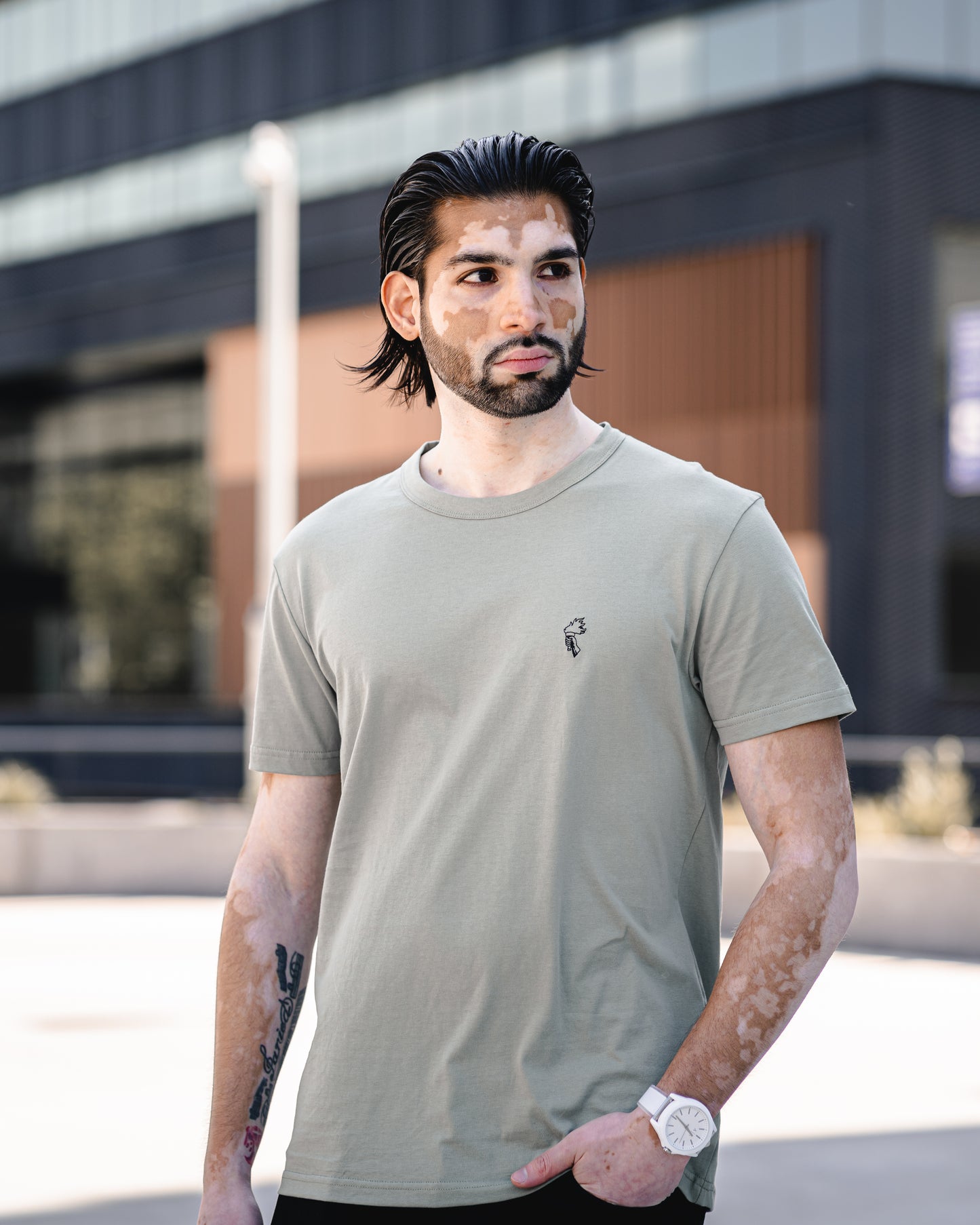 Sign - Organic T-shirt - Green/Black