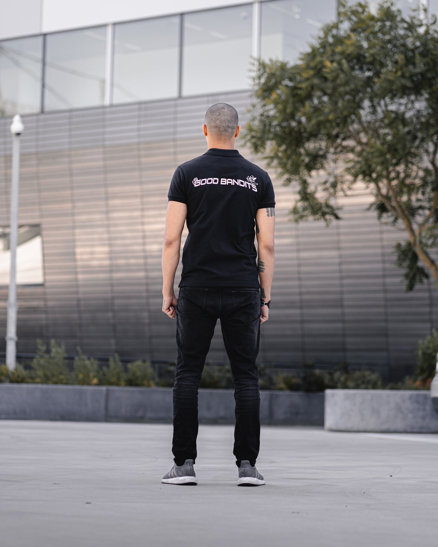 Apollo - Organic Polo-shirt - Black/White