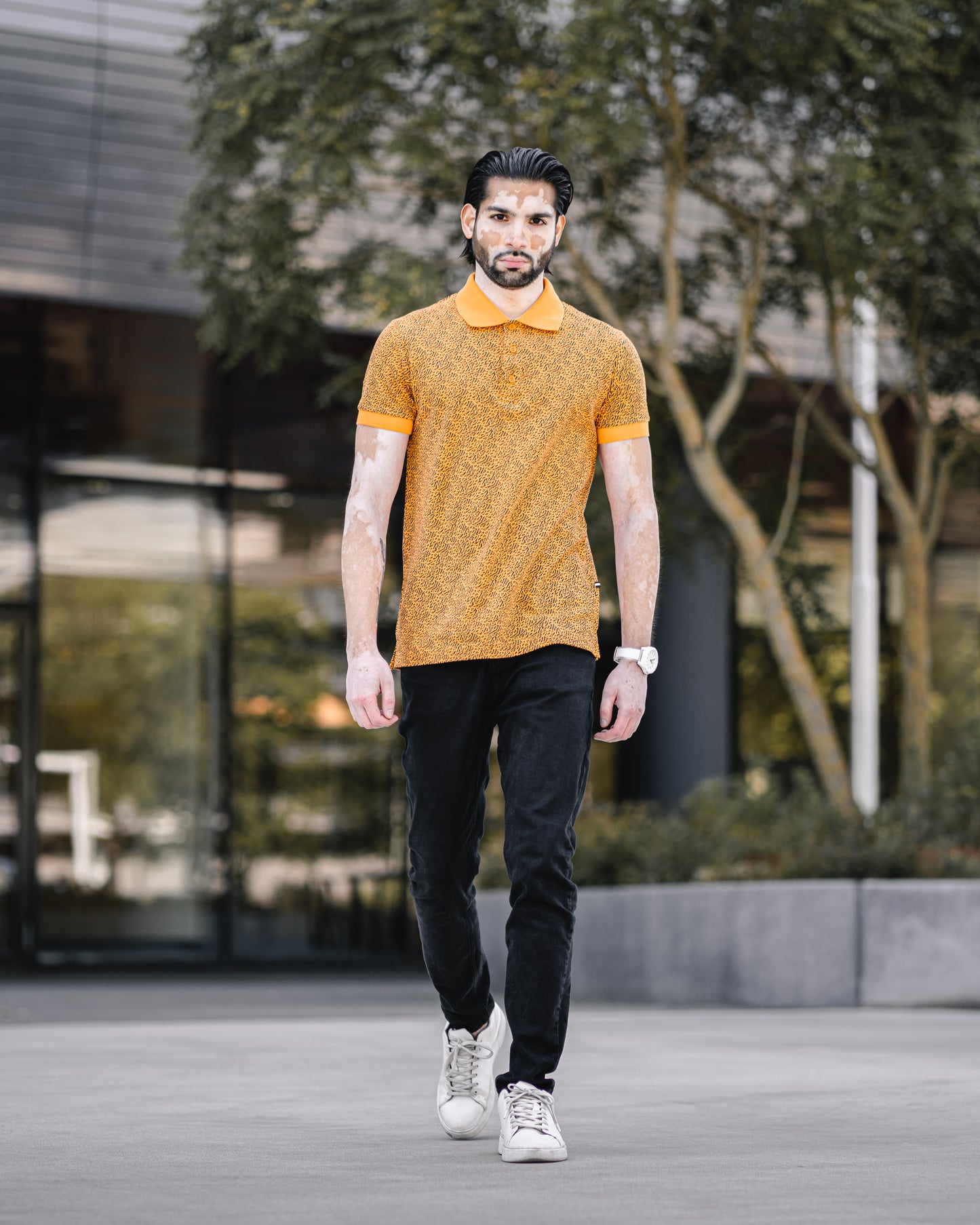 Iconic - Organic Polo-shirt - Orange