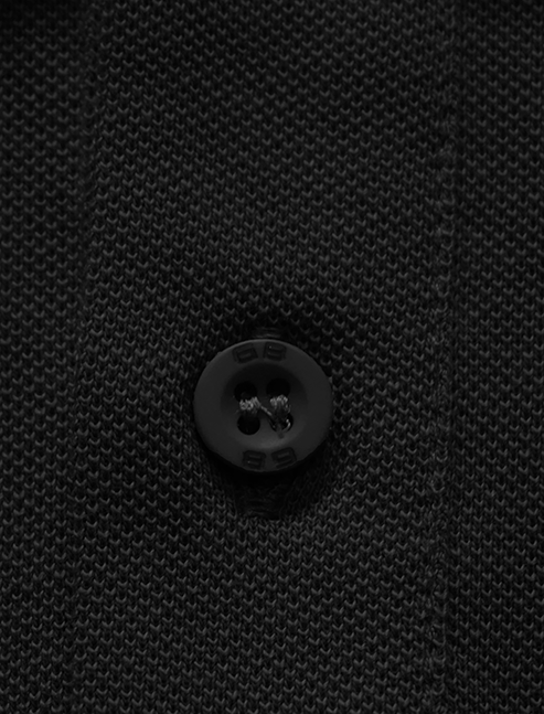 Apollo - Organic Polo-shirt - Black/White