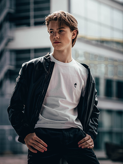 Apollo - Organic T-shirt - White/Black