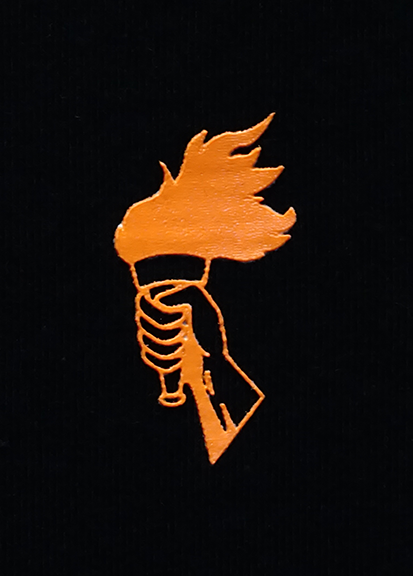 Apollo - Organic T-shirt - Black/Orange