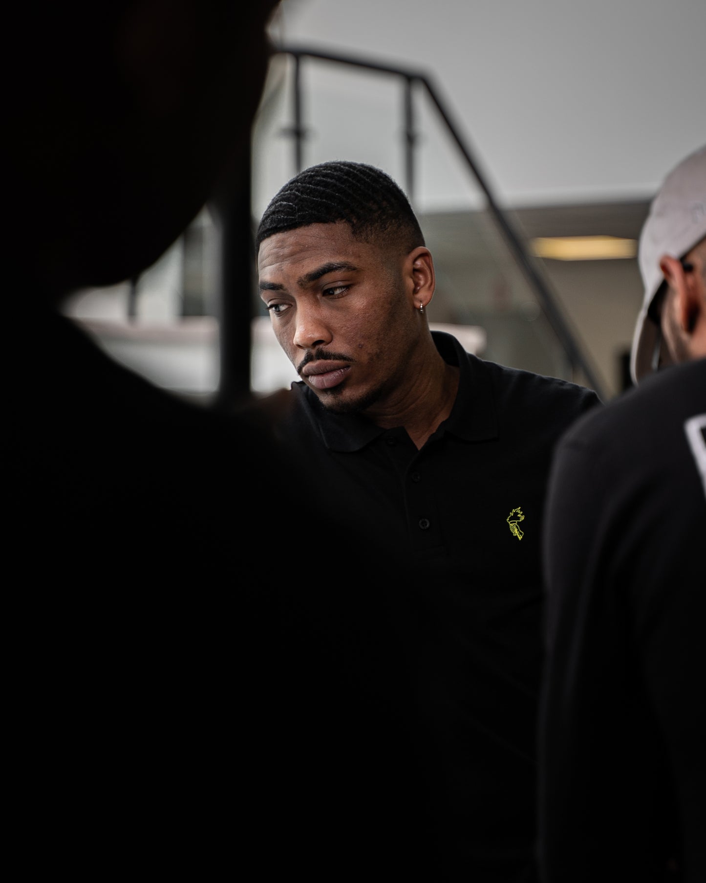 Sign - Organic Polo-shirt - Black/Green