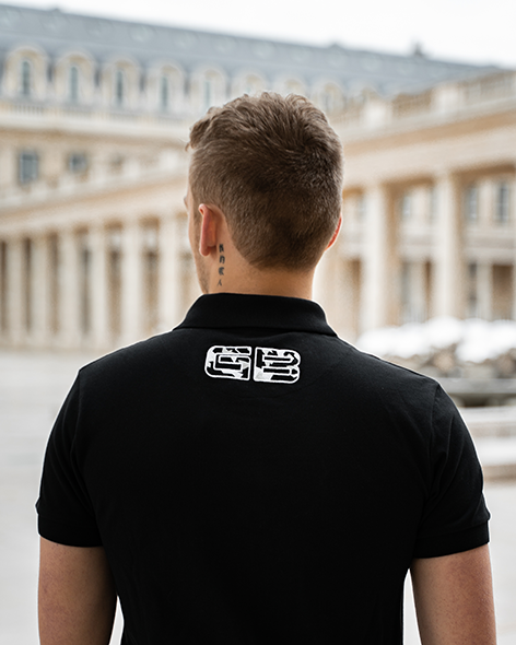 Sign - Organic Polo-shirt - Black/White