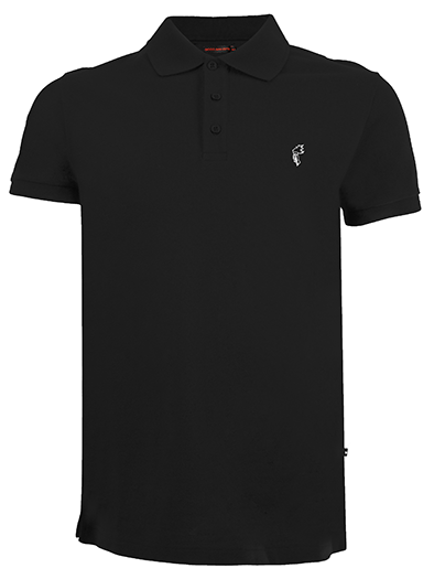 Sign - Organic Polo-shirt - Black/White