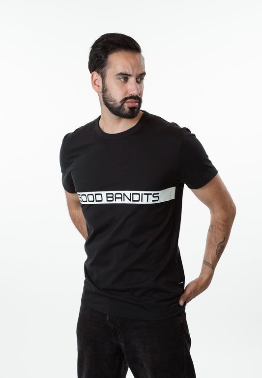 IMPACT - Organic T-shirt - Black/White