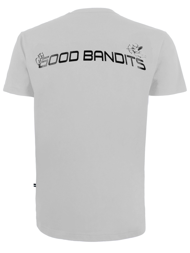 Good Bandits™ Organic T-shirt - Dangel - White/Black
