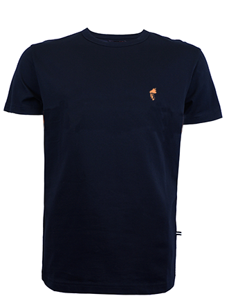 Apollo - Organic T-shirt - Black/Orange