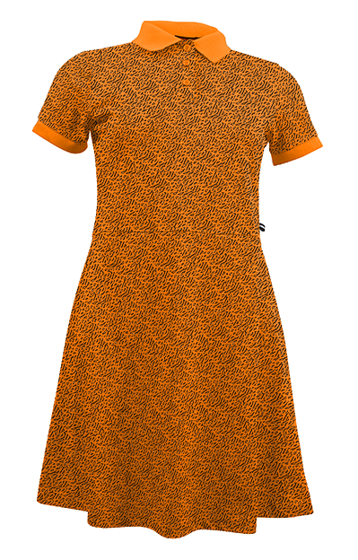 Rozy -Organic Dress - Orange