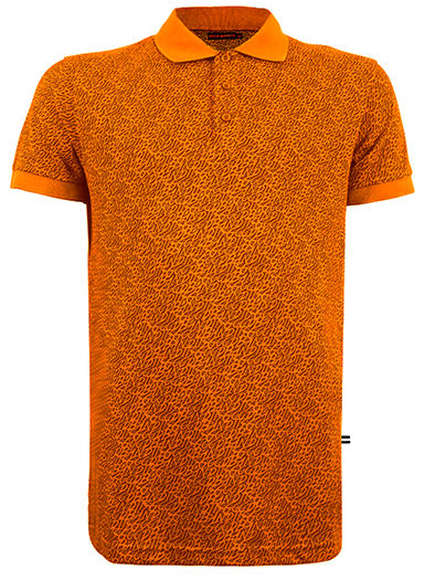 Good Bandits™ Organic Polo-shirt - Graf - Orange
